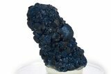 Blue Cubic/Octahedral Fluorite Encrusted Quartz - Inner Mongolia #319834-1